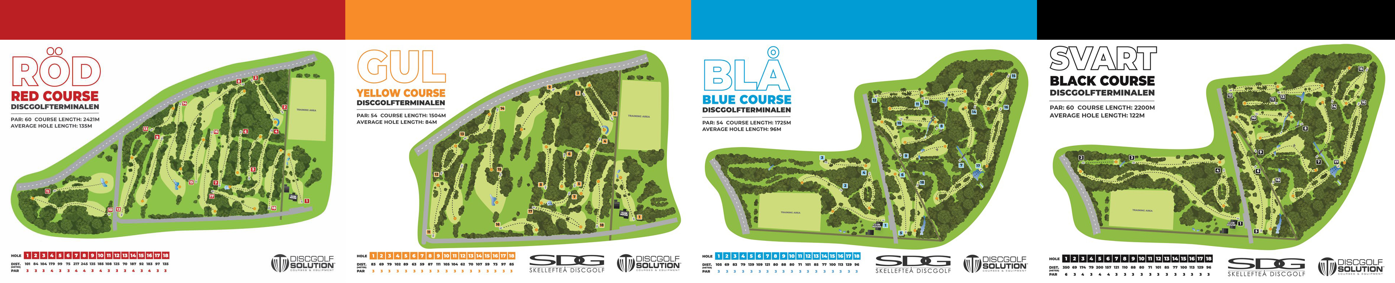 Discgolfterminalen i Skellefteå